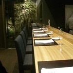 やまぐち - ＜2012.12月＞店内は清潔なカウンター