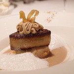 オルタシア - Dec, 2012　フォアグラと和栗のﾓﾝﾌﾞﾗﾝ仕立て　シナモン風味