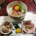 うな修 - 前菜　飲み放題5000円　2012年12月