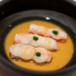 レストラン オオツ - 2021.12 富山産ズワイ蟹 蕪 蟹のフラン 蟹のお出汁