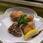 鯉とうなぎのまるます家 - なまずから揚