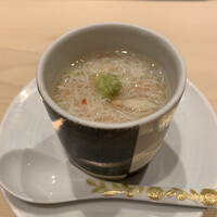 鮨 銀座 おのでら - ズワイガニの茶碗蒸し