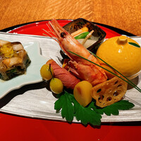 山中温泉　花紫 - 山海の幸盛り合わせ