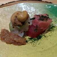 和食割烹 やまぼうし - 真鯛とマグロのお造り