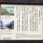 甘酒茶屋 - 外の説明書き