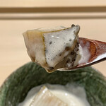 すし宮川  - 蝦夷鮑肝ソース