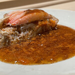 すし宮川  - 島根産香箱蟹黒酢餡