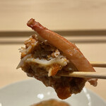 すし宮川  - 島根産香箱蟹黒酢餡