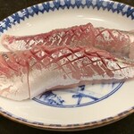 地魚料理・鮨 佐々木 - 網代の瀬付きの鯵