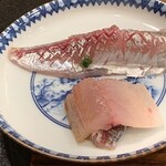 地魚料理・鮨 佐々木 - 網代の瀬付きの鯵