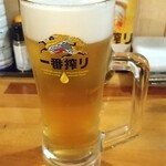 木更津大衆酒場せんべろ - 生ビール中ジョッキ
