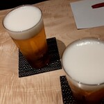 鴨料理 風月 - 生ビール