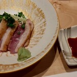 鴨料理 風月 - 河内鴨のタタキ