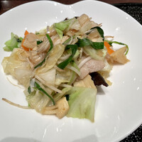 中国料理 桃李 - 豚肉と野菜の塩炒め