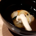 鴨料理 風月 - ＜椀物＞かに真丈のお吸い物