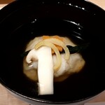 鴨料理 風月 - ＜椀物＞かに真丈のお吸い物