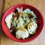 どんぶり名人 - 料理写真:特上のどぐろ贅沢天丼 追加トッピ