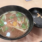 木挽町 とも樹 - かわはぎのお味噌汁