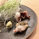 木挽町 とも樹 - 新いかのゲソとわたのホイル蒸し