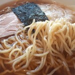 銀竹 - 製麺所のほぼ細ストレート麺ってとこかな？