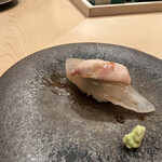 木挽町 とも樹 - カワハギと肝のにぎり