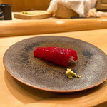 木挽町 とも樹 - 漬けまぐろのにぎり