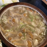 とんかつ桂 - なめこ汁