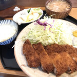とんかつ桂 - 上ヒレかつ定食 1700円