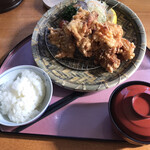 Ohashidokoro Kitamoro - 唐揚げ定食　968円(税込)　ご飯味噌汁おかわり自由