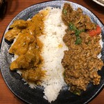 スパイスバザール アチャカナ - 2種盛りにしてみたｗｗ