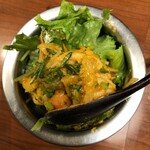 スパイスバザール アチャカナ - 【エビのアチャール～マンゴーソース～】720円　にやける