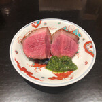 鳥匠 いし井 - マダム ビュルゴー シャラン鴨 パセリのソースを添えて