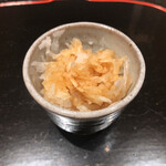 鳥匠 いし井 - 大根おろし
      →口直しの大根おろしはポン酢で頂くのがヴェイダー流(^^)って普通かと…(･･;)