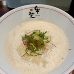 牛賀 - 牛骨素ラーメン780円