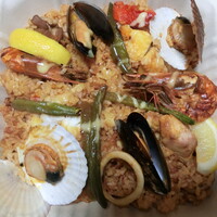 sangria 青山店 - 魚介のミックスパエリア(3,132円)