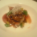 東天紅 - 鯛の甘酢ソース