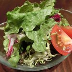 ヴィアート - 【'12/12/12撮影】木戸シェフ自慢 本日のスペシャリテ 1000円 のサラダ