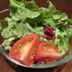 ヴィアート - 【'12/12/12撮影】木戸シェフ自慢 本日のスペシャリテ 1000円 のサラダ