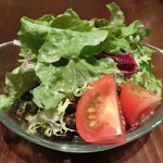ヴィアート - 【'12/12/12撮影】木戸シェフ自慢 本日のスペシャリテ 1000円 のサラダ
