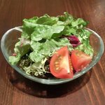 ヴィアート - 【'12/12/12撮影】木戸シェフ自慢 本日のスペシャリテ 1000円 のサラダ