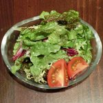 ヴィアート - 【'12/12/12撮影】木戸シェフ自慢 本日のスペシャリテ 1000円 のサラダ