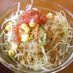 かりん亭 - セットのサラダ