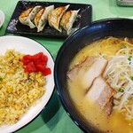 のぶやラ－メン - トリプルセット炒飯ver.850円