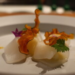 IZA - 赤イカのカルパッチョアップ