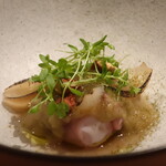 IZA - タコの赤ワインマリネ仕立てアップ