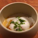 IZA - フォワグラの茶碗蒸しアップ