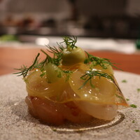 IZA - 赤海老のカルパッチョアップ