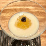 オオクサ - アミューズのヴィシソワーズです