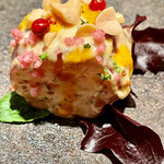 オオクサ - こちらのポテトサラダは薩摩芋を使います