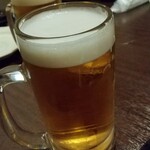 Zenseki Koshitsu Izakaya Ayadori - 生ビール